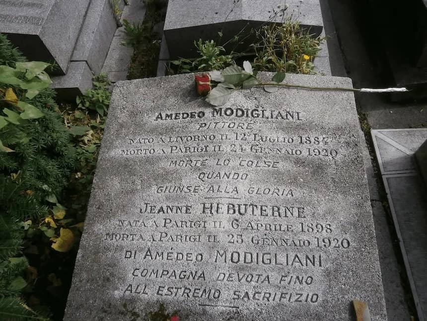 Grave of Modigliani and Hébuterne