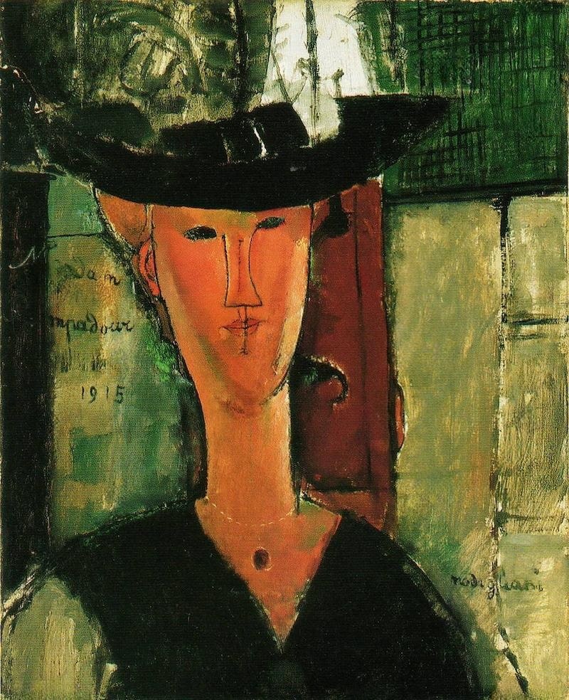 Madame Pompadour, 1915 by Amedeo Modigliani