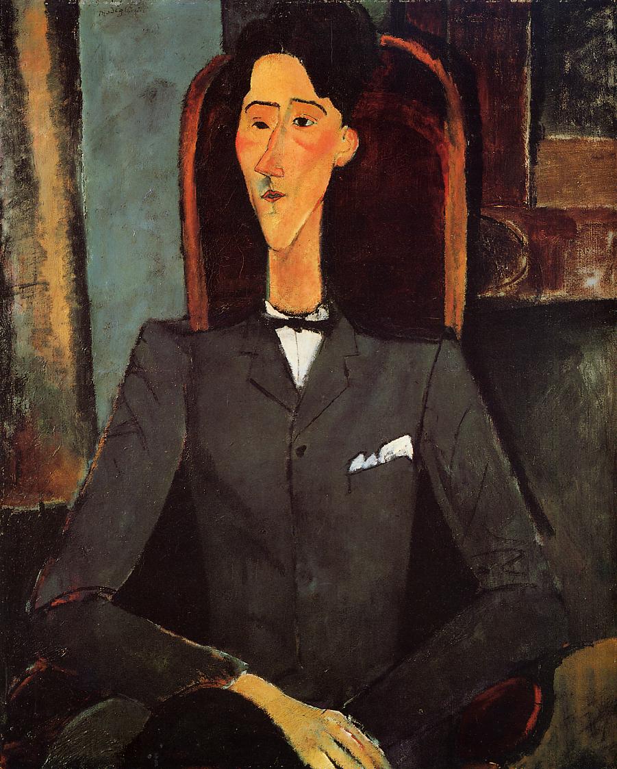 Portrait of Jean Cocteau, 1917 by Amedeo Modigliani