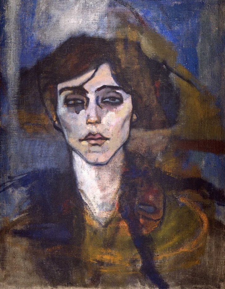 Portrait of Maude Abrantes, 1907 by Amedeo Modigliani