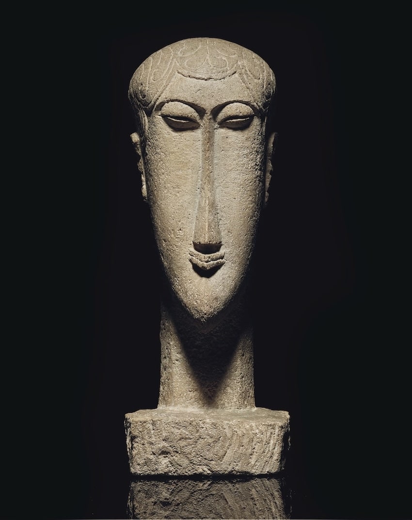 Tête, 1911-12, by Amedeo Modigliani