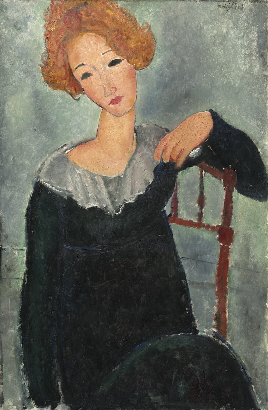 Women with Red Hair, 1917 by Amedeo Modigliani