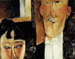 The Bride and Groom by Amedeo Modigliani