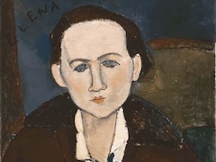 Elena Povolozky, 1917 by Amedeo Modigliani