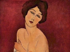 Nude Sitting on a Divan, 1917 by Amedeo Modigliani